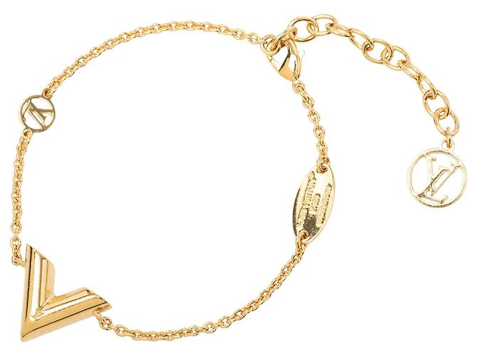 Bracciale Essential V placcato oro Louis Vuitton D'oro - vista 2