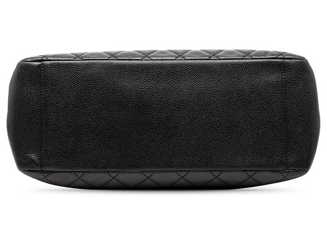 Borsa Tote Grand Shopping Chanel Caviar Nera Nero - vista 3