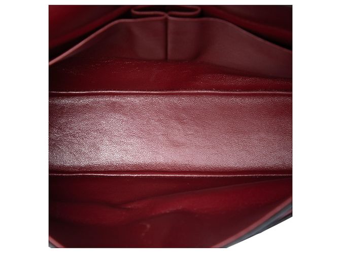 Borsa a tracolla Chanel Medium CC Quilted Lambskin Double Flap Nera Nero - vista 4