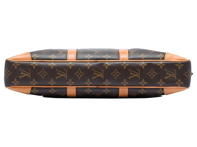Borsa Business Louis Vuitton Monogram Porte Documents Voyage Marrone - vista 3