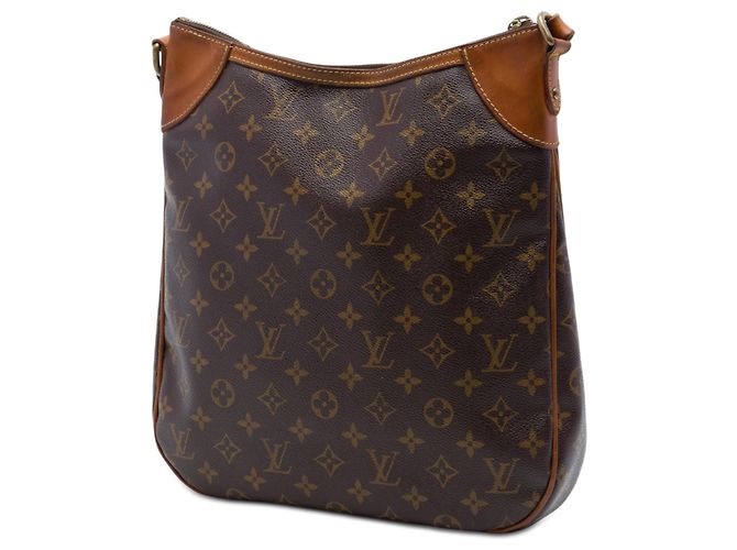 Borsa a tracolla Louis Vuitton Monogram Odeon MM marrone - vista 2