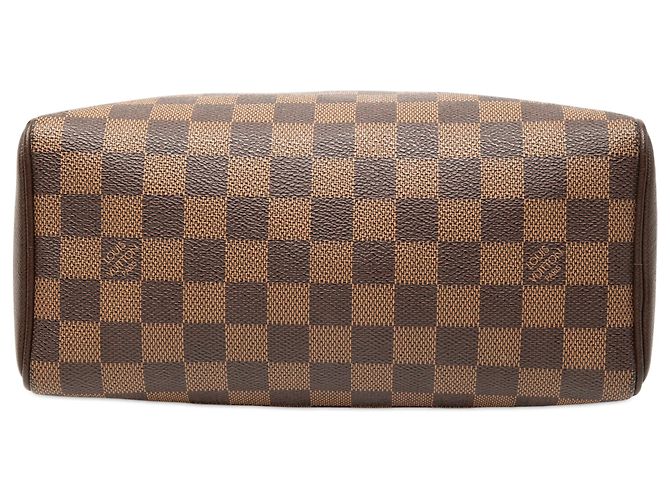 Borsa Louis Vuitton Damier Ebene Brera Marrone - vista 3