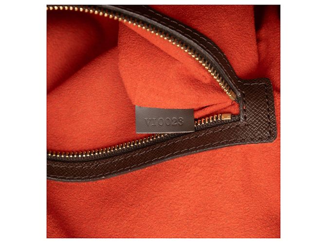 Borsa Louis Vuitton Damier Ebene Brera Marrone - vista 6