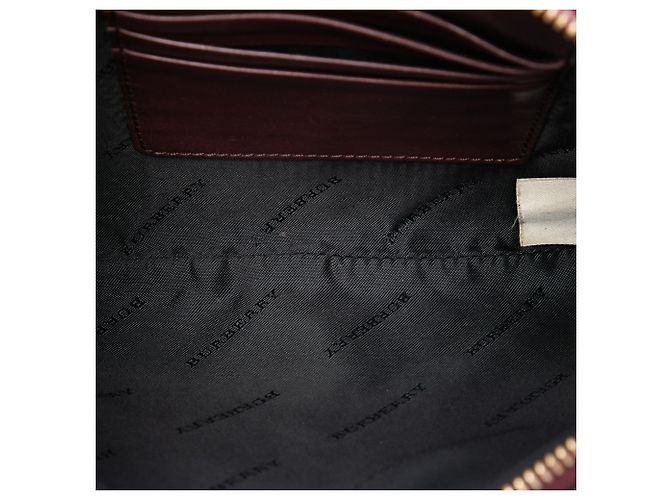Borsa a tracolla Peyton in tela House Check marrone Burberry - vista 4