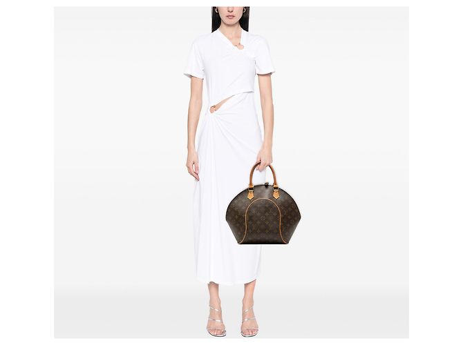 Borsa Louis Vuitton Monogram Ellipse MM marrone - vista 7