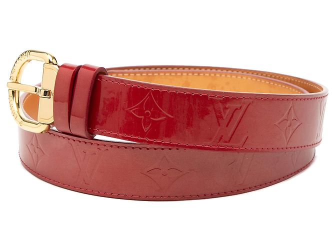 Louis Vuitton Monogram Vernis Gürtel Rot - Ansicht 2