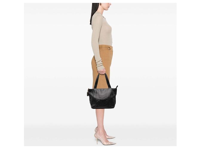 Tote Chanel CC Caviar negro - vista 7