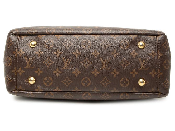 Borsa Louis Vuitton Monogram Pallas MM marrone - vista 3