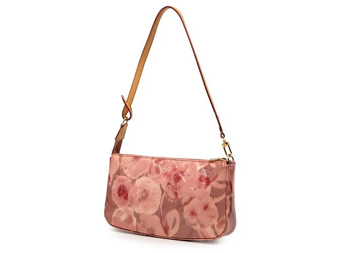 Borsa a tracolla Louis Vuitton Monogram Vernis Ikat rosa - vista 2