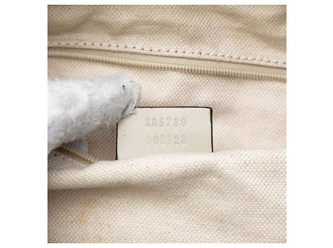 Borsa Gucci Guccissima Sukey bianca Bianco - vista 5