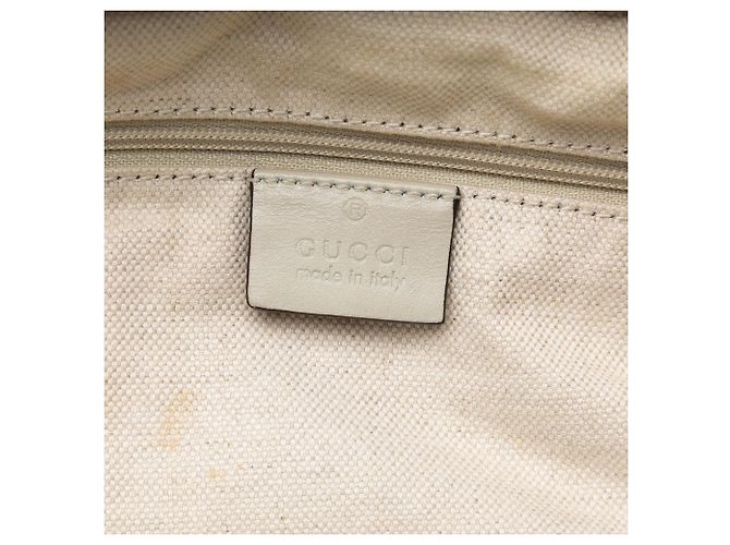 Borsa Gucci Guccissima Sukey bianca Bianco - vista 6