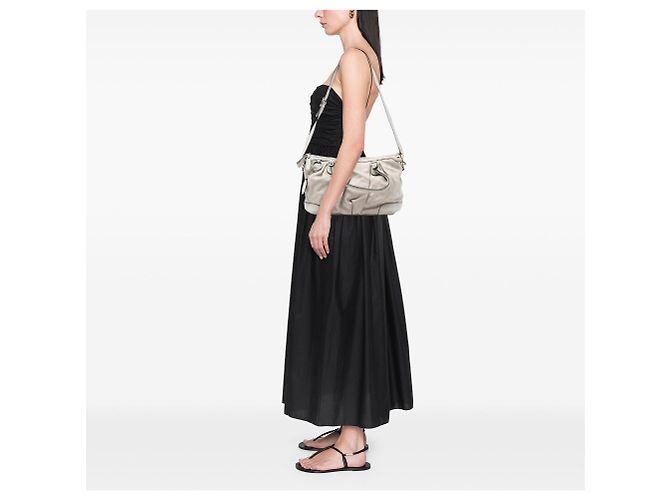Borsa Gucci Guccissima Sukey bianca Bianco - vista 7