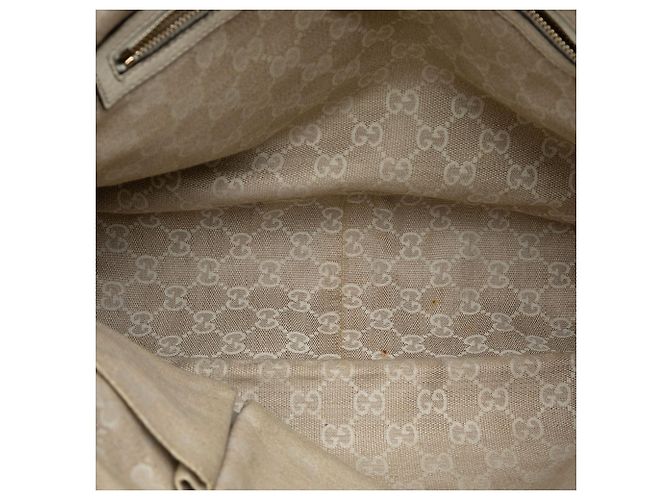 Borsa Diana in pelle di vitello e bambù bianco Gucci - vista 4