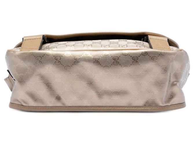 Borsa a tracolla Gucci GG Imprime Oro D'oro - vista 3