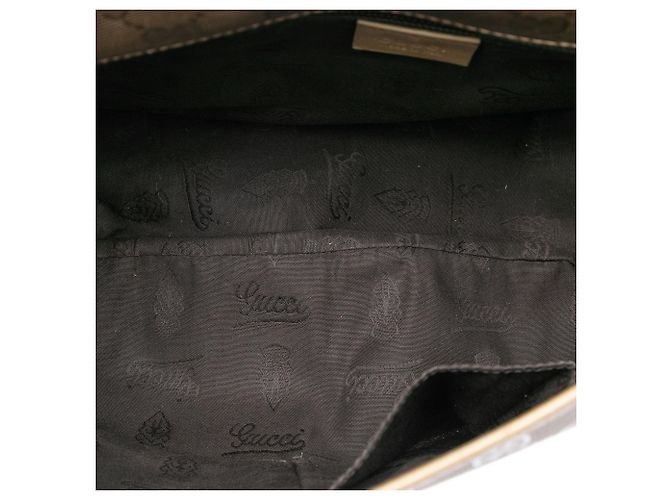 Borsa a tracolla Gucci GG Imprime Oro D'oro - vista 4