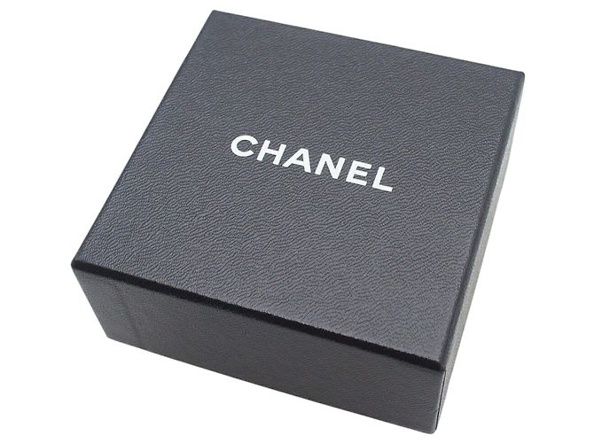 Orecchini a cerchio Chanel CC placcati oro D'oro - vista 6