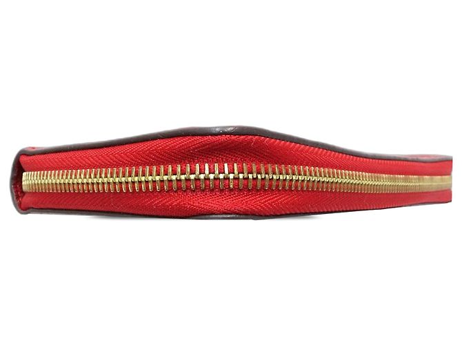 Rotes Louis Vuitton Monogram Empreinte Zippy Wallet - Ansicht 3