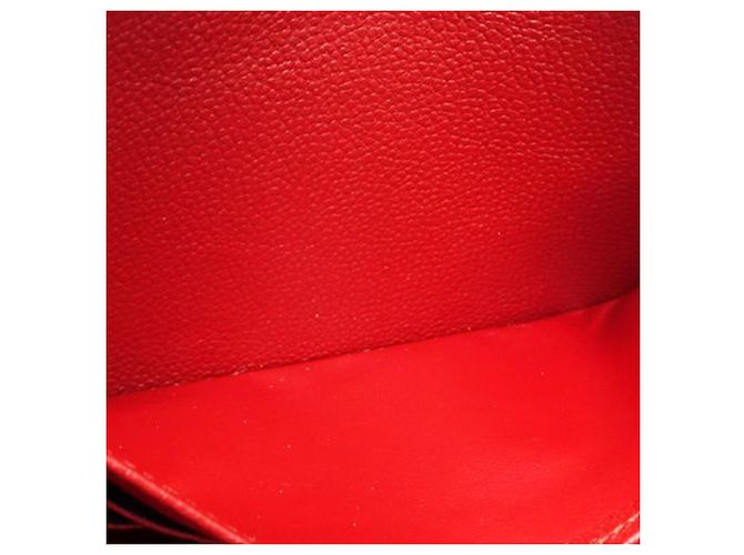 Rotes Louis Vuitton Monogram Empreinte Zippy Wallet - Ansicht 6