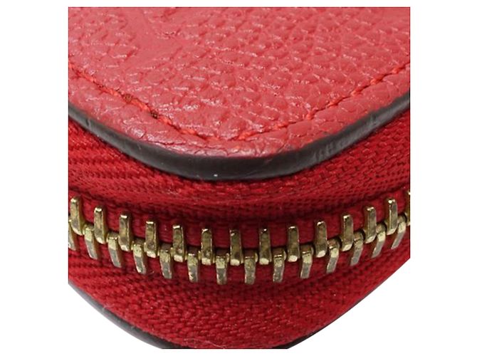 Rotes Louis Vuitton Monogram Empreinte Zippy Wallet - Ansicht 9