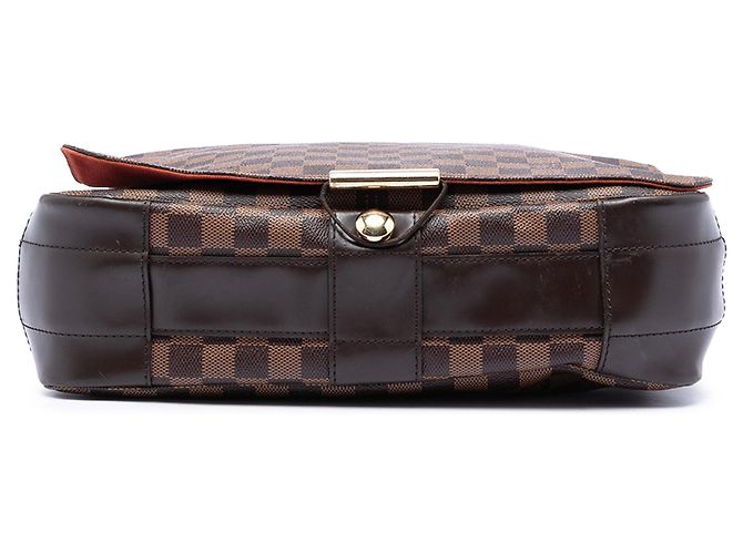 Borsa a tracolla Louis Vuitton Damier Ebene Abbesses marrone - vista 3
