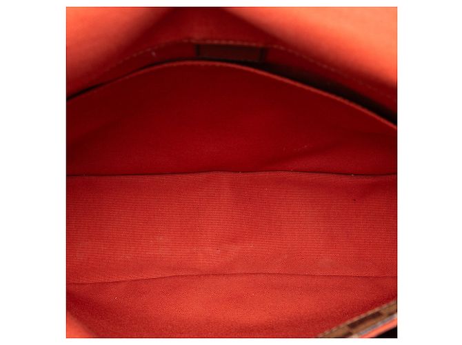 Borsa a tracolla Louis Vuitton Damier Ebene Abbesses marrone - vista 4
