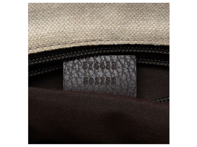 Tote Gucci GG Canvas Web marrone - vista 6