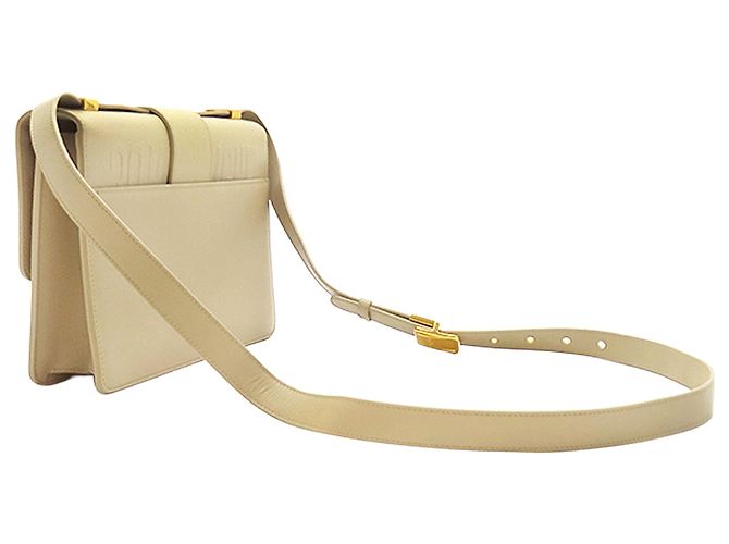 Borsa Box 30 Montaigne in pelle bianca Dior Bianco - vista 2