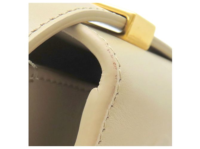 Borsa Box 30 Montaigne in pelle bianca Dior Bianco - vista 7