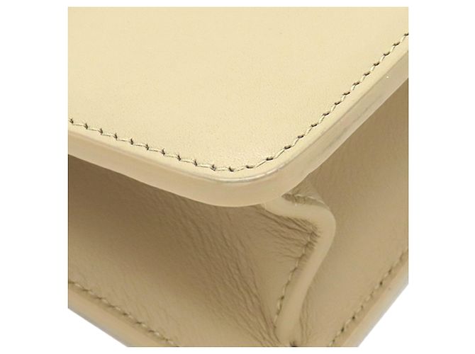 Borsa Box 30 Montaigne in pelle bianca Dior Bianco - vista 8