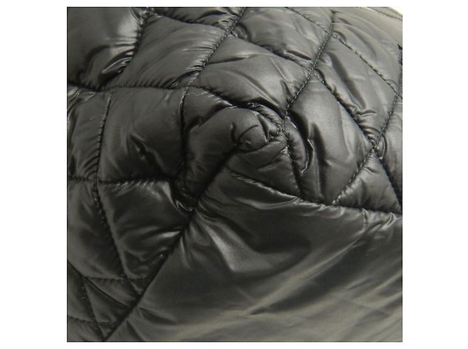Tote Coco Cocoon in nylon trapuntato nero Chanel Small - vista 12