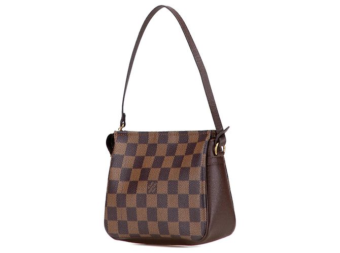 Pochette Trousse Louis Vuitton Damier Ebene Marrone - vista 2