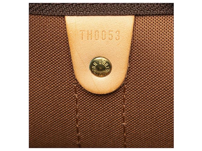 Borsa da viaggio Louis Vuitton Monogram Keepall 50 marrone - vista 5