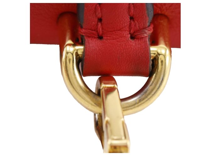 Borsa Louis Vuitton Monogram Locky BB rossa Rosso - vista 15