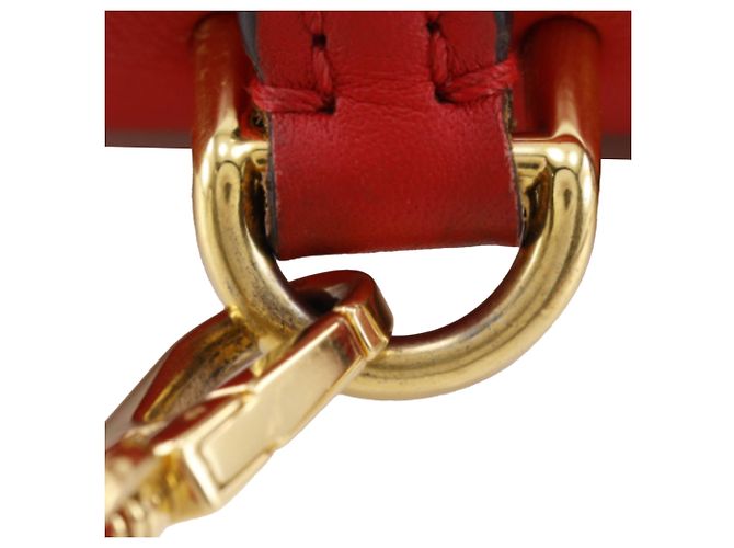 Borsa Louis Vuitton Monogram Locky BB rossa Rosso - vista 16