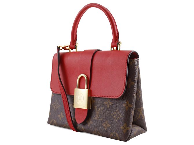 Borsa Louis Vuitton Monogram Locky BB rossa Rosso - vista 2