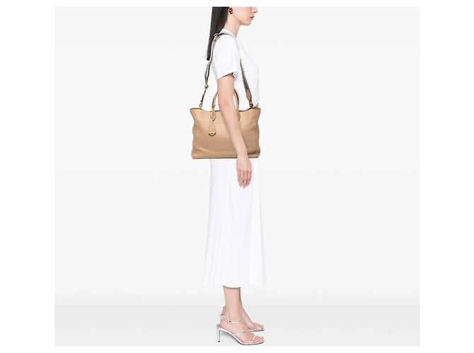 Borsa Tote Convertibile Aperta Prada Vitello Phenix marrone - vista 6