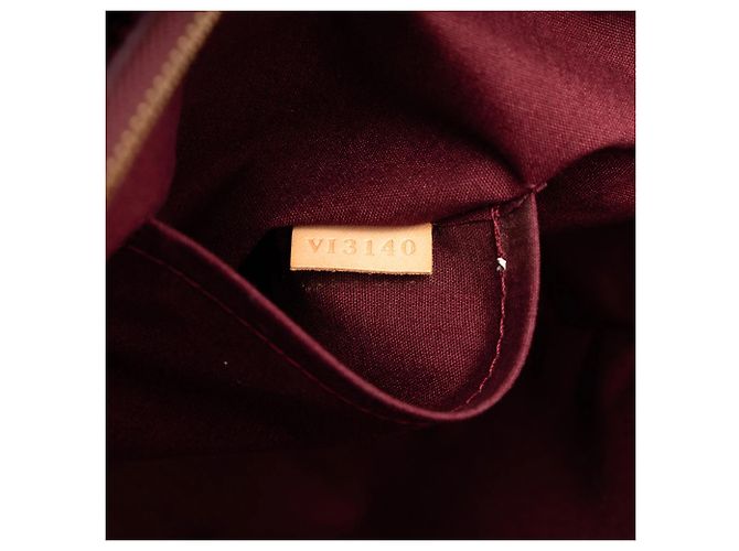 Borsa Louis Vuitton Monogram Vernis Melrose Avenue rossa Rosso - vista 6