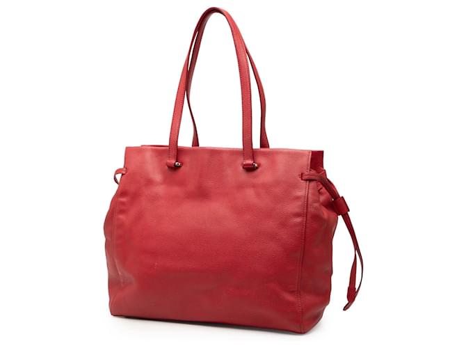 Tote Red Prada Vitello Daino Rosso - vista 2