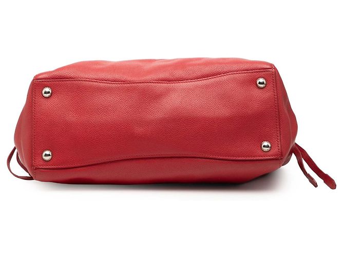 Tote Red Prada Vitello Daino Rosso - vista 3
