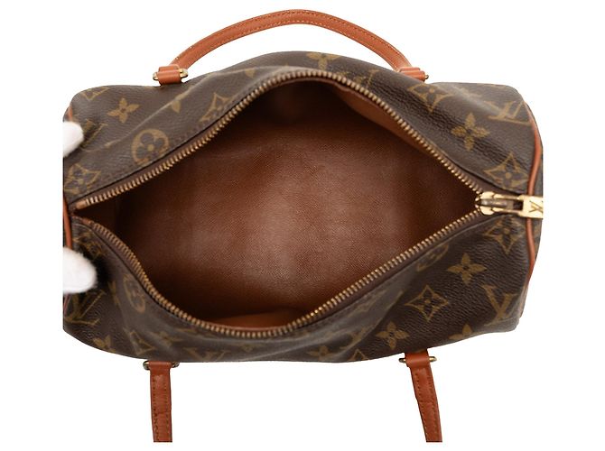 Borsa Louis Vuitton Monogram Papillon 26 marrone - vista 4