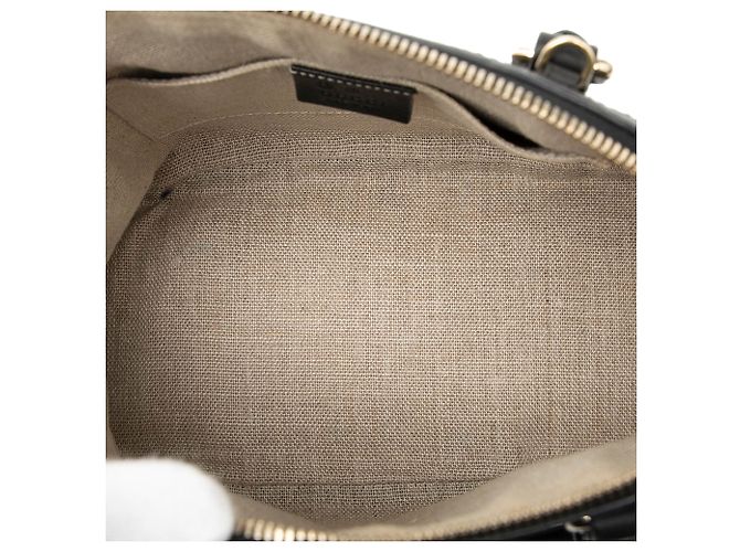 Borsa Gucci Mini Microguccissima Dome Satchel nera Nero - vista 4