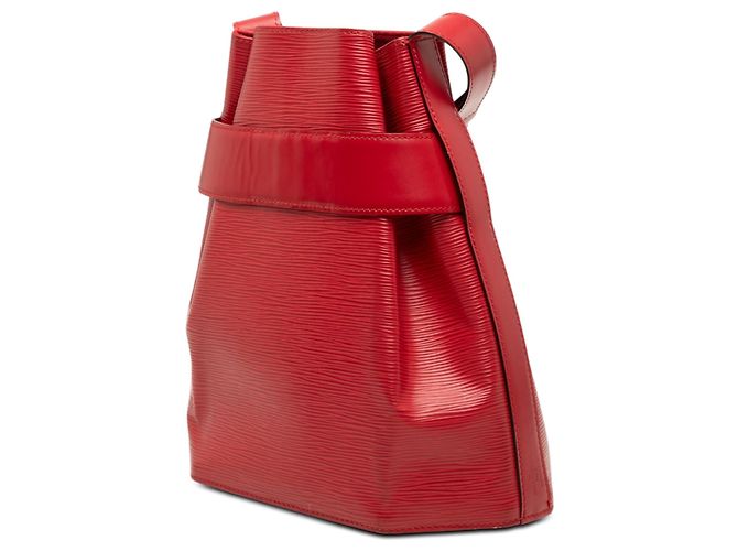 Bucket Borsa a secchiello Epi Sac D Epaule PM rossa Louis Vuitton Rosso - vista 2