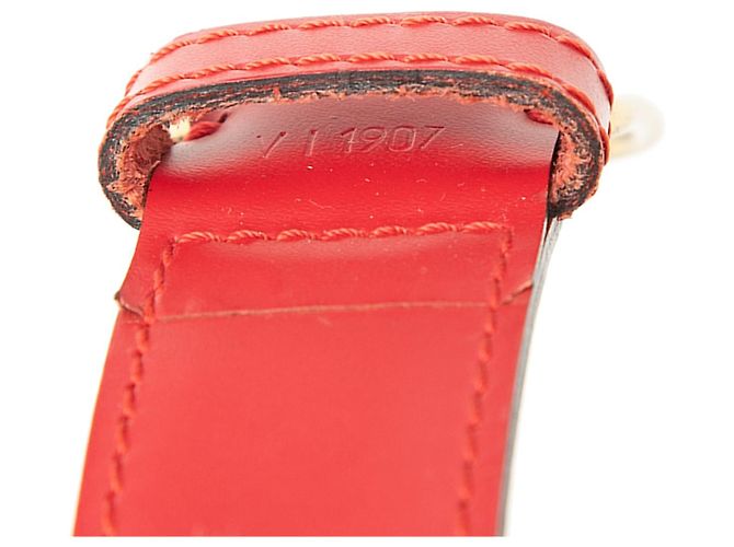 Bucket Borsa a secchiello Epi Sac D Epaule PM rossa Louis Vuitton Rosso - vista 5