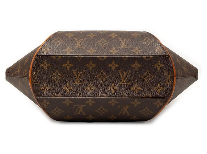 Borsa Louis Vuitton Monogram Ellipse MM Marrone - vista 3