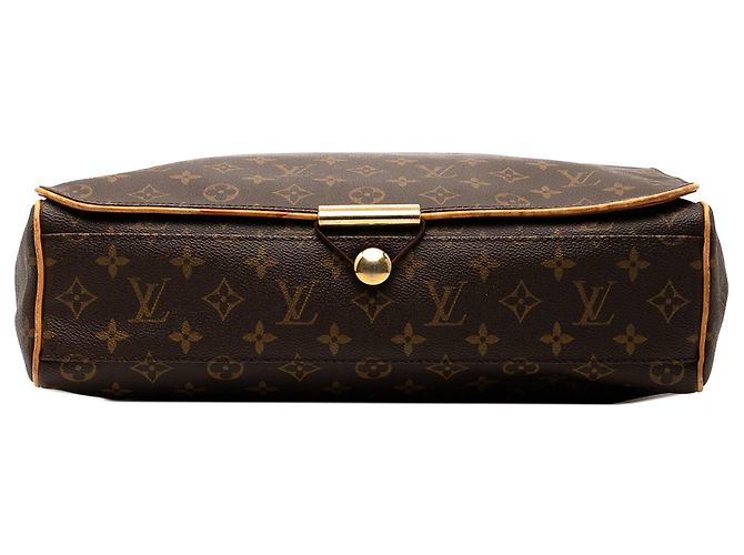 Borsa a tracolla Louis Vuitton Monogram Abbesses marrone - vista 3