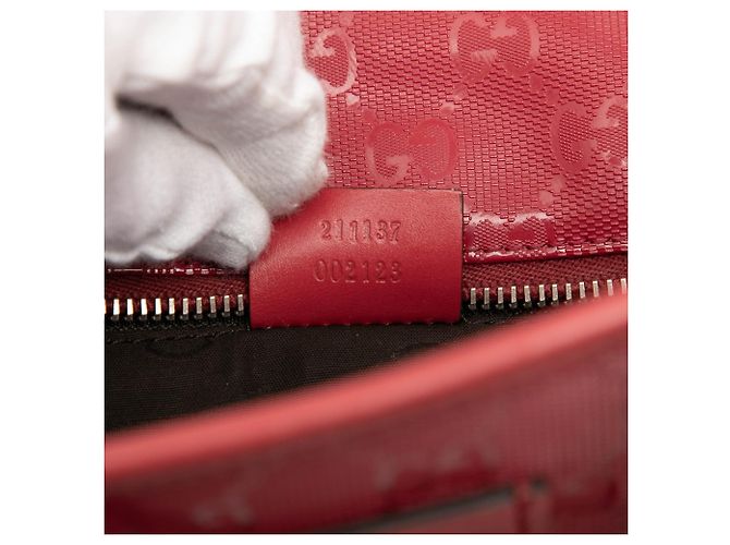 Tote Gucci Medium GG Imprimé Rosso - vista 6