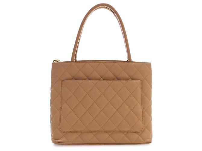 Tote Chanel Caviar Medallion beige - vista 4