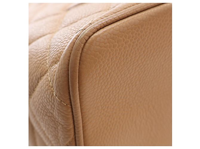 Tote Chanel Caviar Medallion beige - vista 9