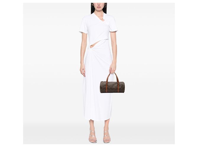 Borsa Louis Vuitton Monogram Papillon 30 marrone - vista 7