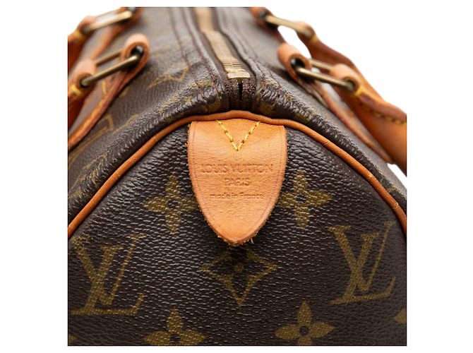 Borsa Boston Louis Vuitton Monogram Speedy 25 marrone - vista 5